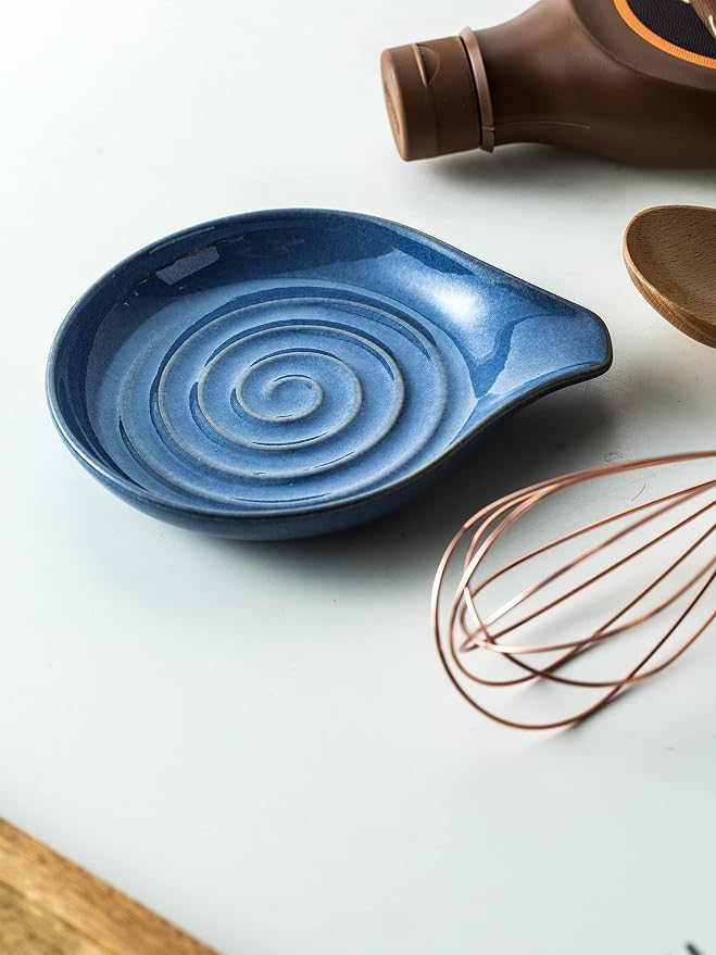 Spoon Rest, Large Ceramic Spoon Holder - Image 7