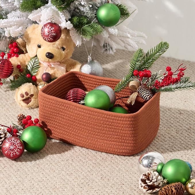 MiniArk Small Storage Baskets for Organizing | Closet Organizer Bins | Shelf - Image 4
