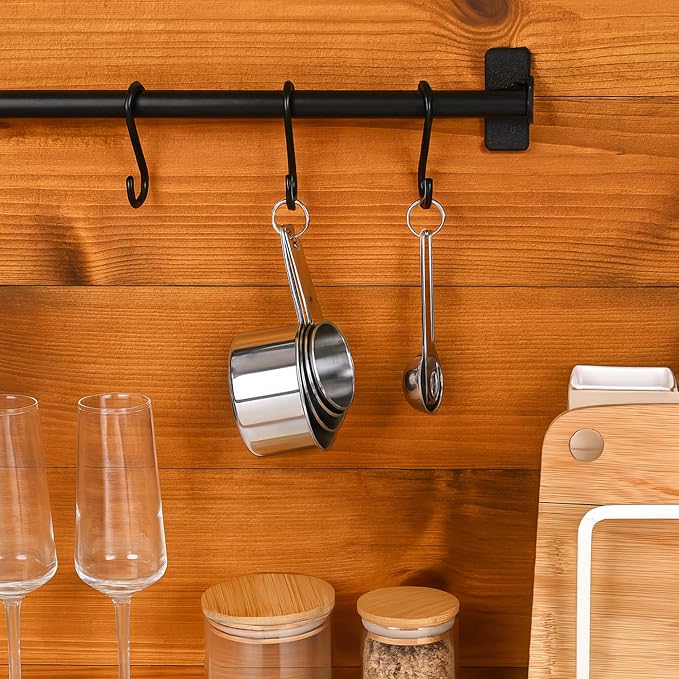 Measuring Cups and Spoons Set, Stainless Steel 8 Piece Nesting Measuring Tools - Image 9