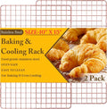 2-Pack Cooling Racks for Cooking and Baking by QukakaHomeCare