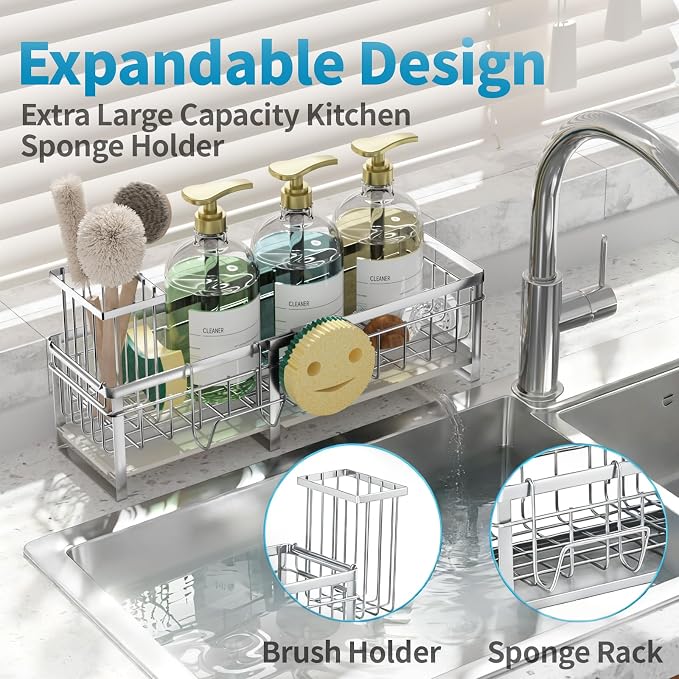 Aurblozen Extra Large Extendable Sponge Holder - Image 4
