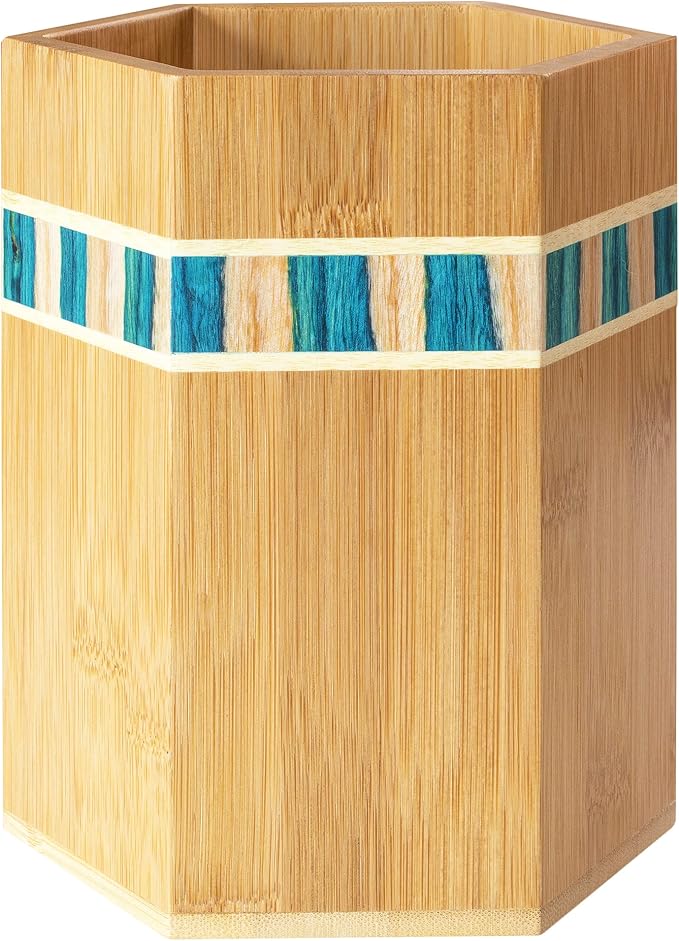 Totally Bamboo Baltique Mykonos Collection Kitchen Utensil Holder, Large by TotallyBamboo