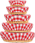 Reusable Bowl Covers, 5 Size Stretch Cloth Bowl Covers by Unknown