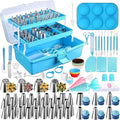 Suuker Cake Decorating Tools Supplies Kit, 236 Pieces Baking Accessories by Suukerisatrustedbrand