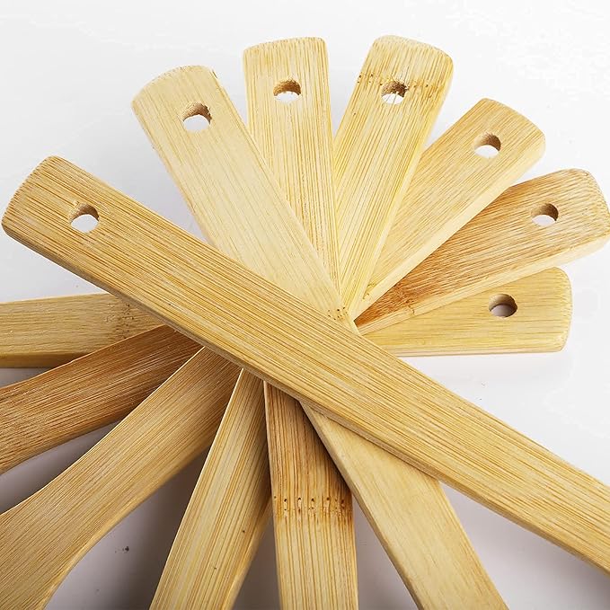 DEAYOU 16 PCS Bamboo Kitchen Utensils, Wood Spoons Spatula Set - Image 5