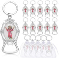 Misdary 12 Pcs Divine Jesus Bottle Opener Keychain Catholic Bottle Opener by Misdary