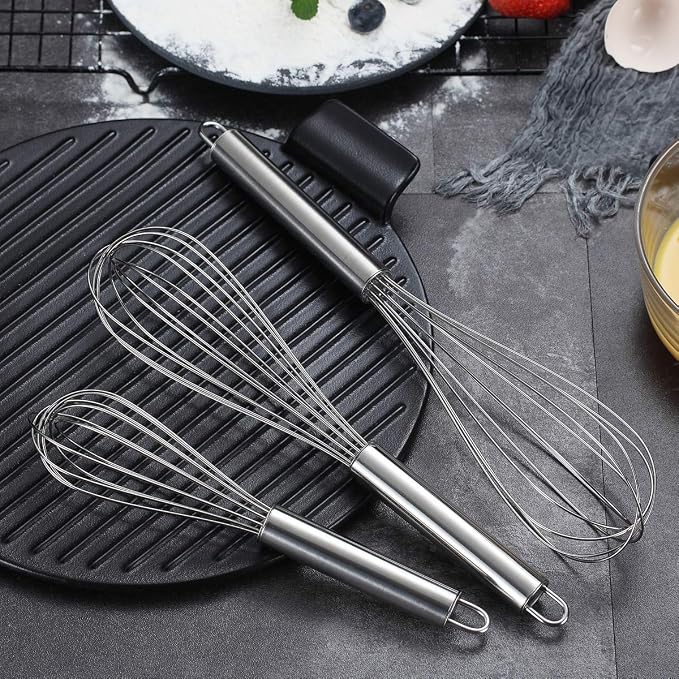 Berglander Whisk Set Pack of 3, Stainless Steel Whisks - Image 3