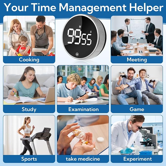 12 Pack Digital Kitchen Timer - Image 7