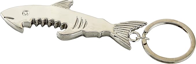 SWATOM Shark Keychain Zinc Alloy Bottle Opener Beer Opener Tool Key Tag Chain by SWATOM