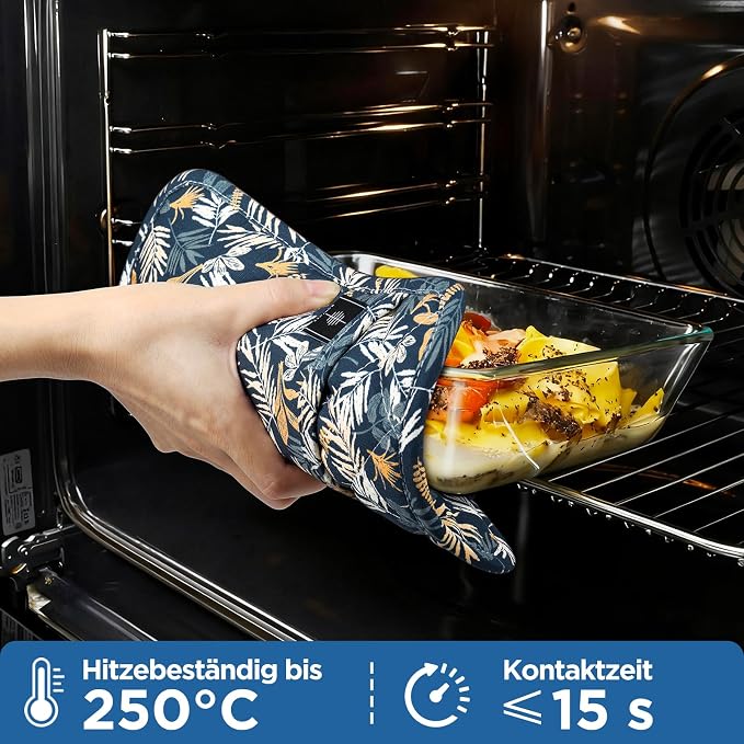 BONTHEE Pot Holders for Kitchen Heat Resistant Hot Pads for Countertops Oven - Image 2