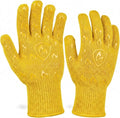 Grill Armor Oven Gloves with Fingers – 932°F Heat, Fire & Cut Resistant Mitts by GrillArmorGloves