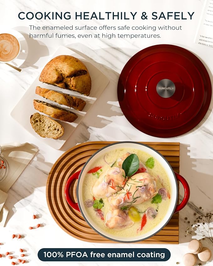 Enameled Cast Iron Dutch Oven - Image 2