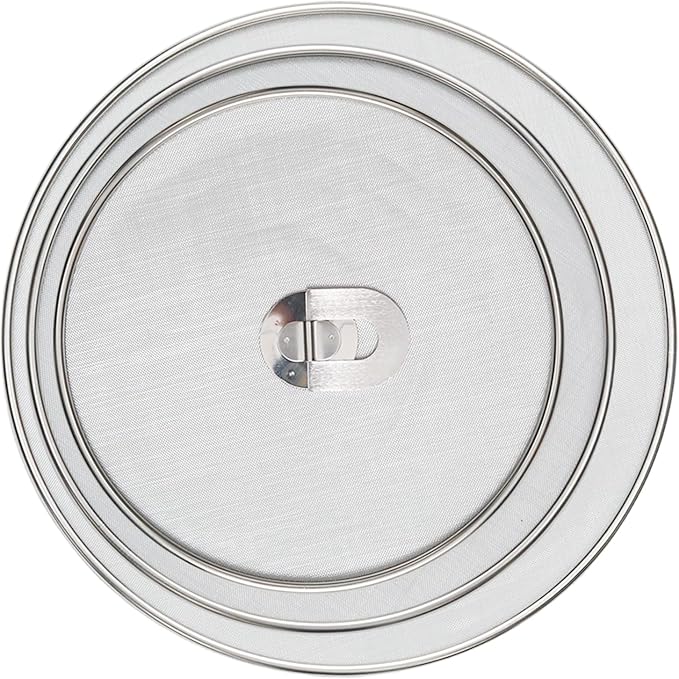 3 Pack Silver Stainless Steel Splatter Screens, Grease Splatter Guard by Unknown