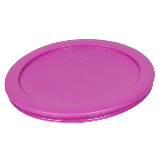Pyrex 7201-PC 4 Cup Pink Food Storage Replacement Lids - Image 2