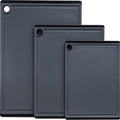 Kikcoin Plastic Cutting Boards for Kitchen, 3-Piece Large Cutting Board Set by Kikcoin