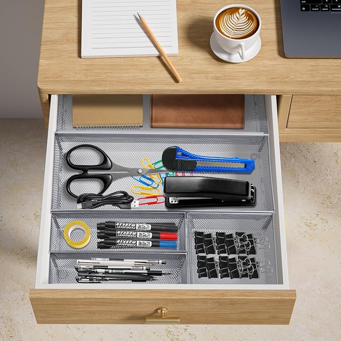 Neudeco Silverware Drawer Organizer, Utensil Organizer - Image 8