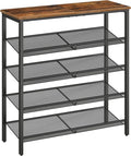 HOOBRO Shoe Rack for Entryway, 5-Tier Shoe Organizer by HOOBRO