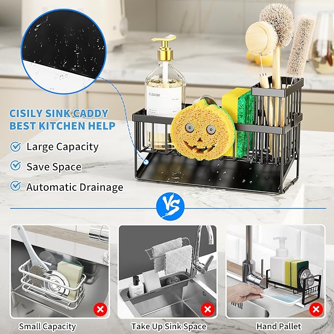 Cisily Kitchen Sink Caddy Organzier - Image 3