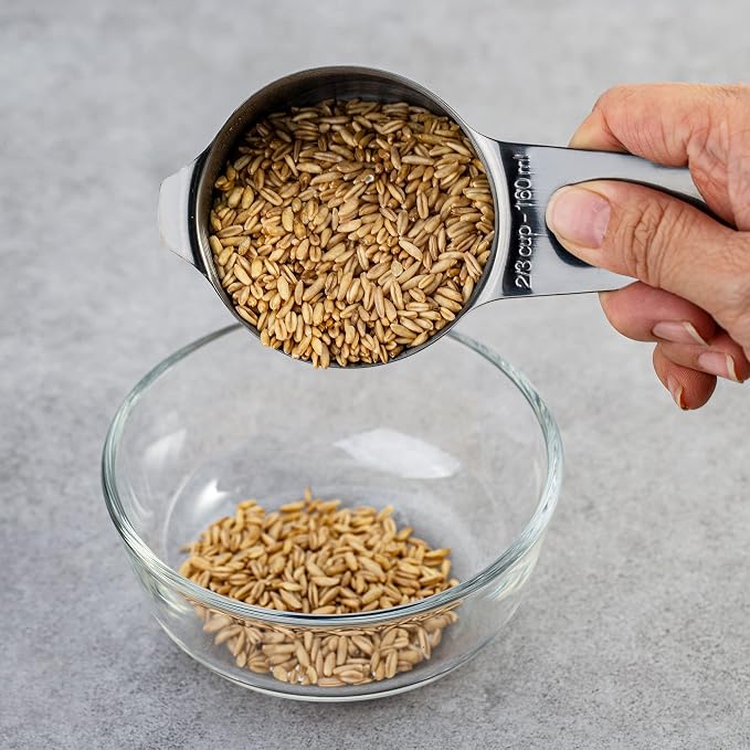 Set of 7 Heavy Duty Measuring Cups, 18/8 Stainless Steel - Image 7