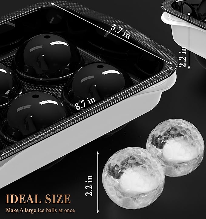 Round Ice Cube Mold with Lid - Image 4