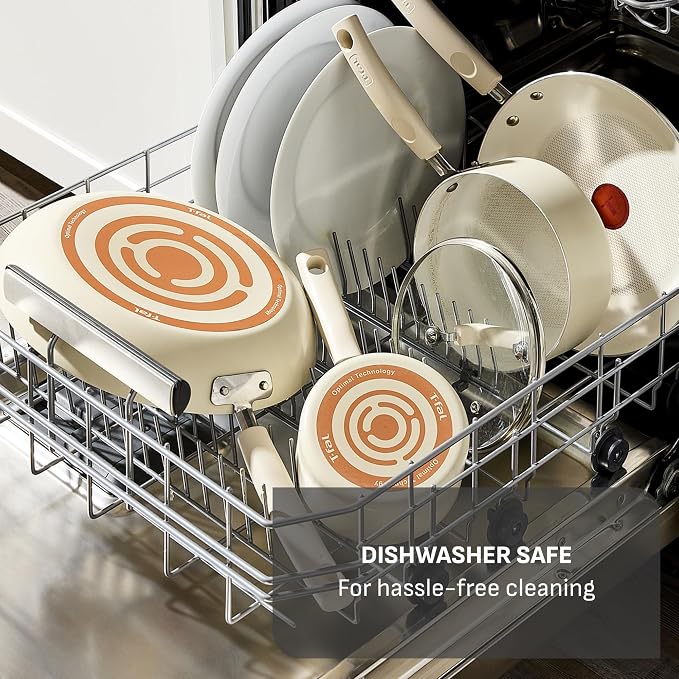 T-fal Signature Nonstick 12 Piece Cookware Set, Oven Safe Up to 350°F, - Image 8