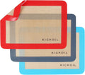 Silicone Baking Mats Quarter Sheet 3 Pack by KICKOIL