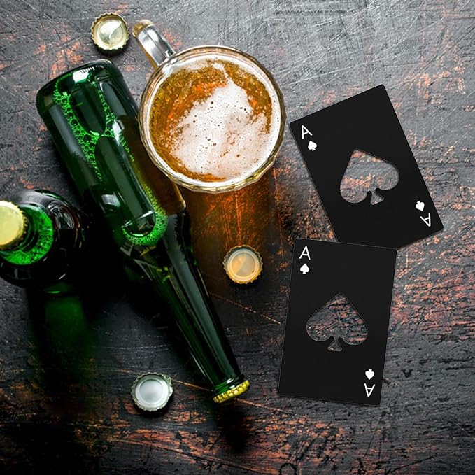 Ace Of Spades Bottle Opener Credit Card Size Pocker Cap Opener Portable - Image 5