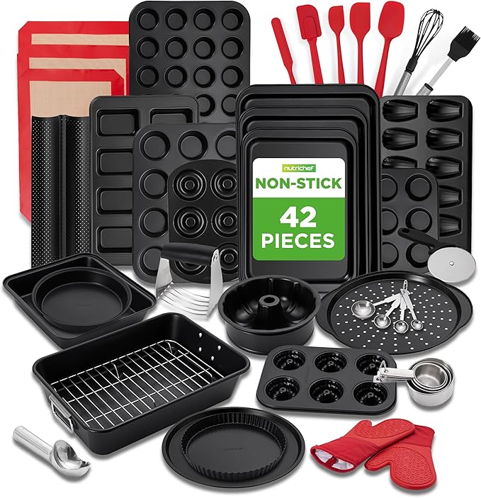 NutriChef 42-Piece Ultimate Nonstick Bakeware Set by NutriChef%E2%84%A2Kitchen