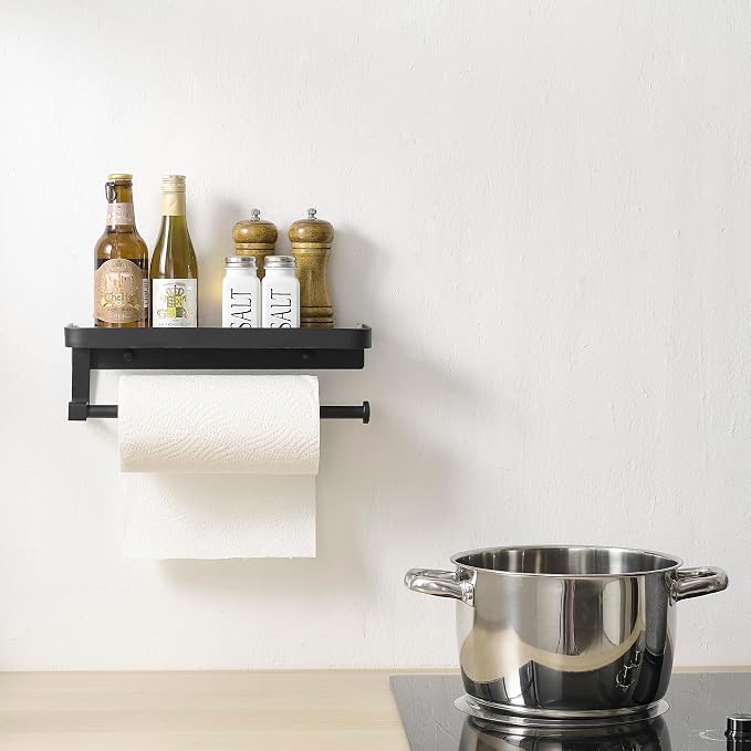 JOOM Hand Towel Holder for Bathroom -Paper Towel Holder Wall Mount - Image 7