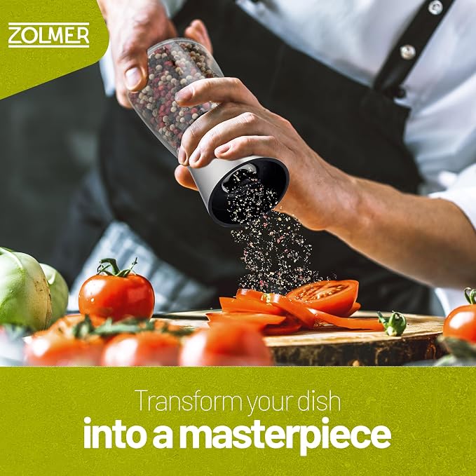 ZOLMER® Premium Stainless Steel Salt and Pepper Grinder Set | Adjustable - Image 2