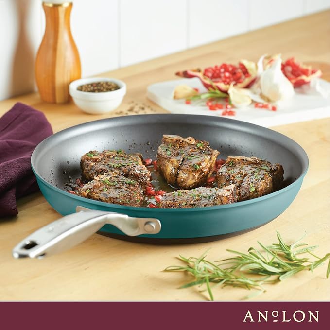 Anolon Achieve Hard Anodized Nonstick Frying Pan/Skillet, 12 Inch - Image 8