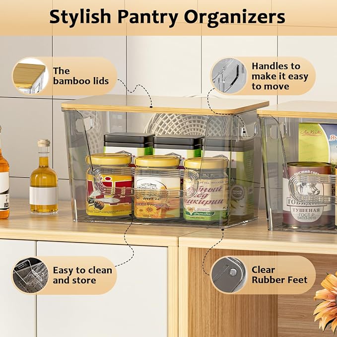 Delamu 2 Set Pantry Organizers and Storage, Trash Bag Dispenser - Image 3