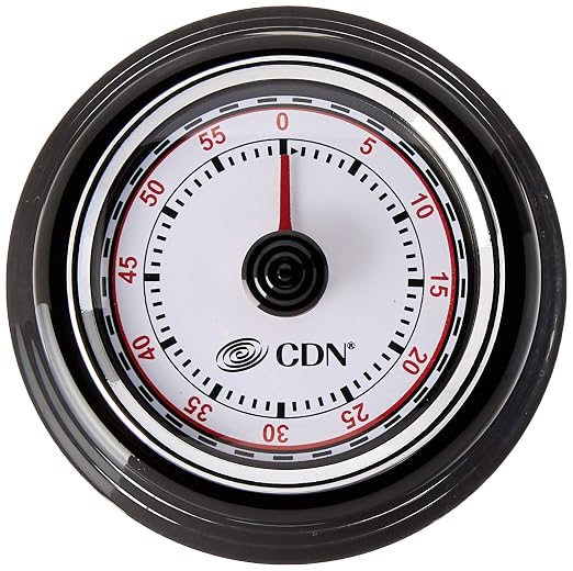 CDN Compact 60 Min Mechanical Timer-Black - Image 2
