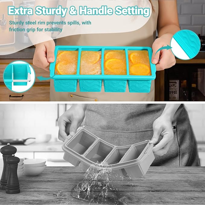 Doasuwish Silicone Freezer Tray - Image 4