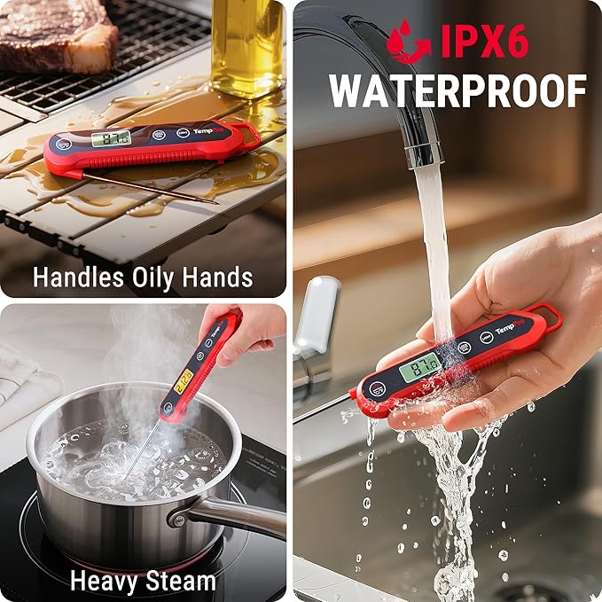 TempPro 1 Second Instant Read Digital Meat Thermometer, ±0.9°F Accuracy - Image 5
