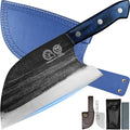XYJ Authentic Since 1986, Ancient Forged Butcher Knives, Serbian Chef Knife by XYJ