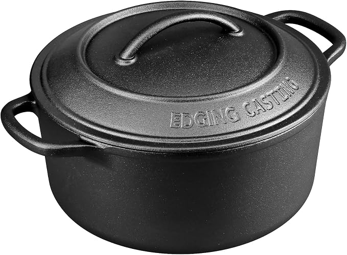 Pre-Seasoned Cast Iron Dutch Oven Pot - Image 2