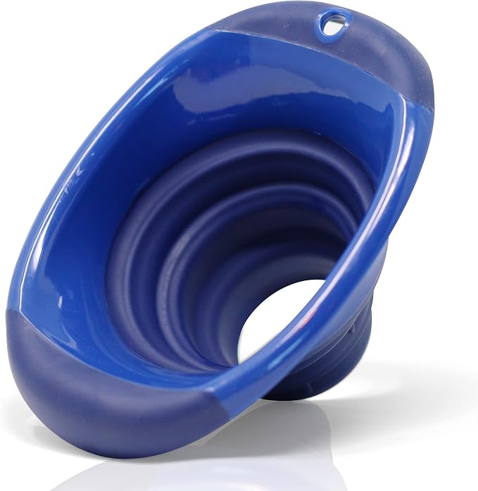 Kitchen Canning Funnel – Collapsible Silicone Food Funnel by BrewingAmerica
