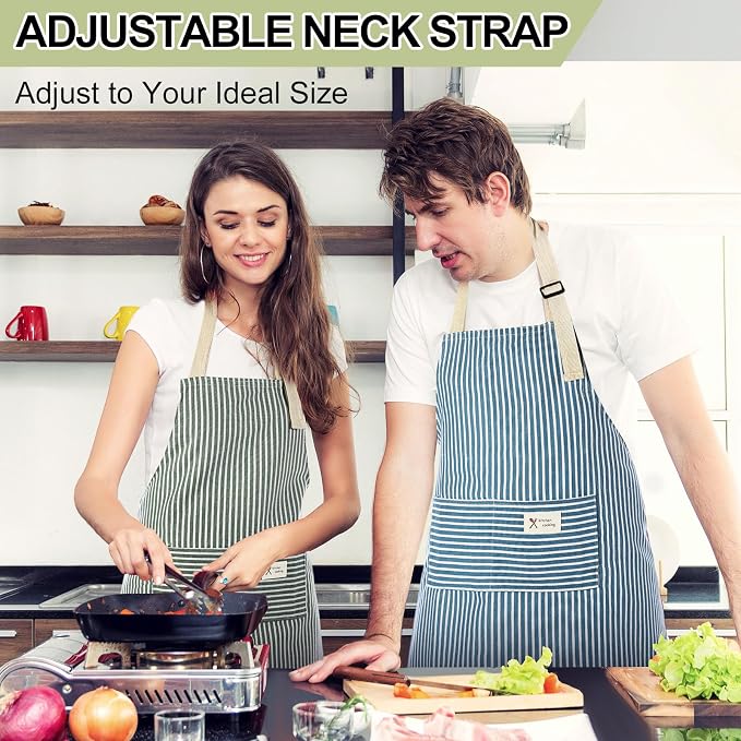 Janmercy 24 Pcs Aprons for Women Men - Image 4