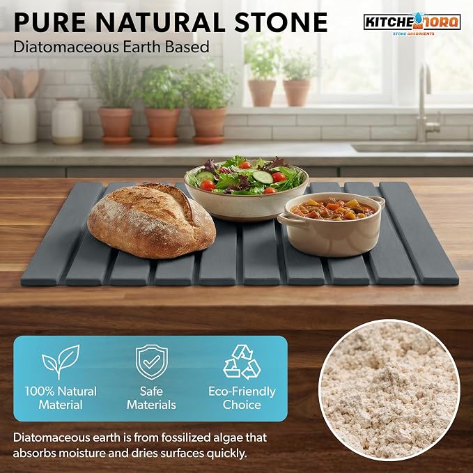 Stone Drying Mat for Kitchen Counter - Image 3