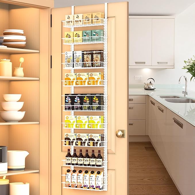 Churboro Over the Door Pantry Organizer Rack by Churboro