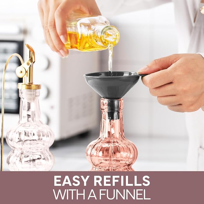 COOK WITH COLOR Glass Olive Oil Bottle Dispenser - Image 8