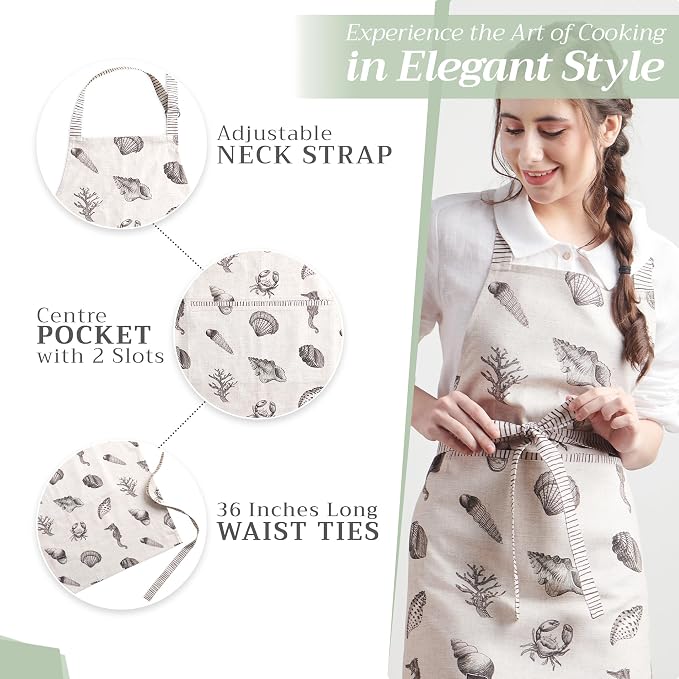 Maison d' Hermine 100% Cotton Apron - Image 5