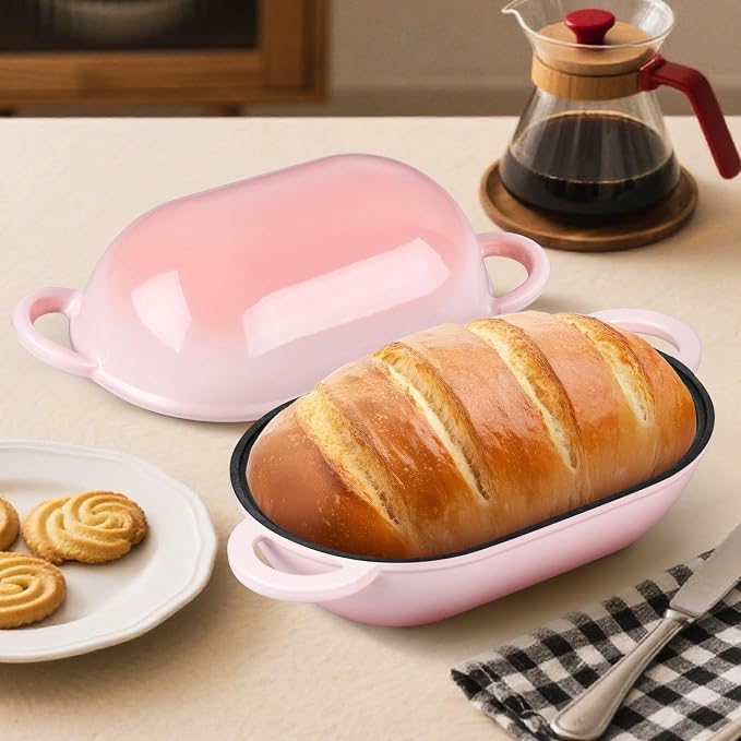 Homikit Enameled Cast Iron Dutch Oven - Image 4