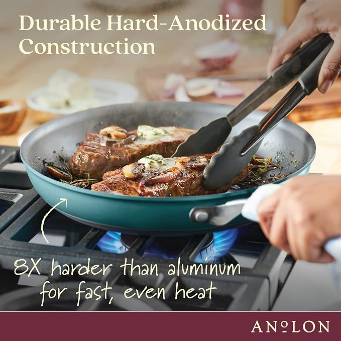 Anolon Achieve Hard Anodized Nonstick Frying Pan/Skillet, 12 Inch - Image 7