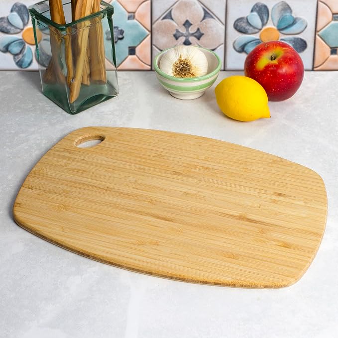 Totally Bamboo GreenLite Dishwasher Safe Cutting Board, 13.5" x 9" Reversible - Image 6
