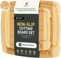 Bamboo Cutting Board Set Non Slip Feet Over Sink Brides Her Wedding Day Bridal by Socisen