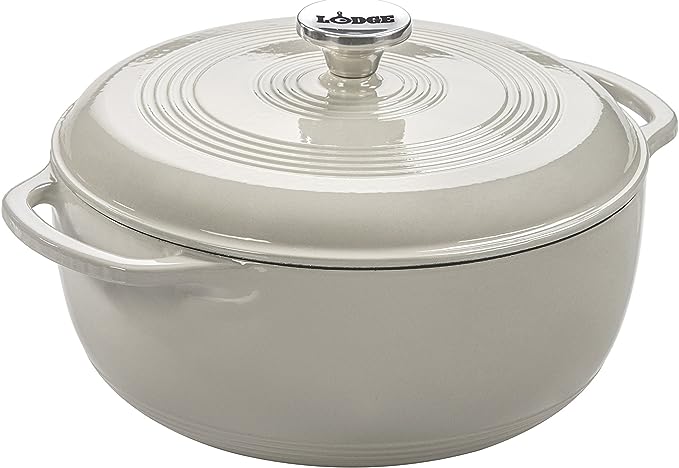 Lodge 3 Quart Enameled Cast Iron Dutch Oven by Lodge