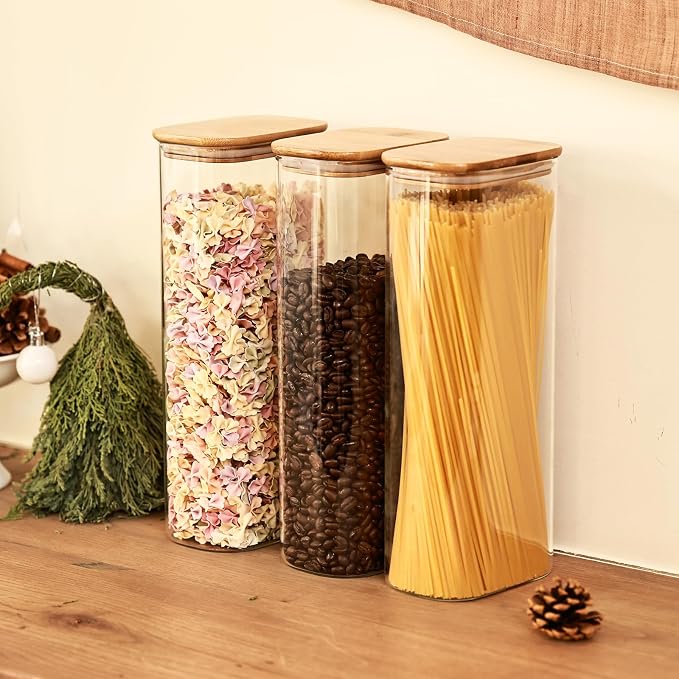 Liuruiyu Glass Storage Jars Set of 3 - Image 5