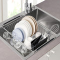 Dish Drying Rack Over The Sink Expandable to 24.5" Dish Drainer — Space-Saving by SweetHomeCollection